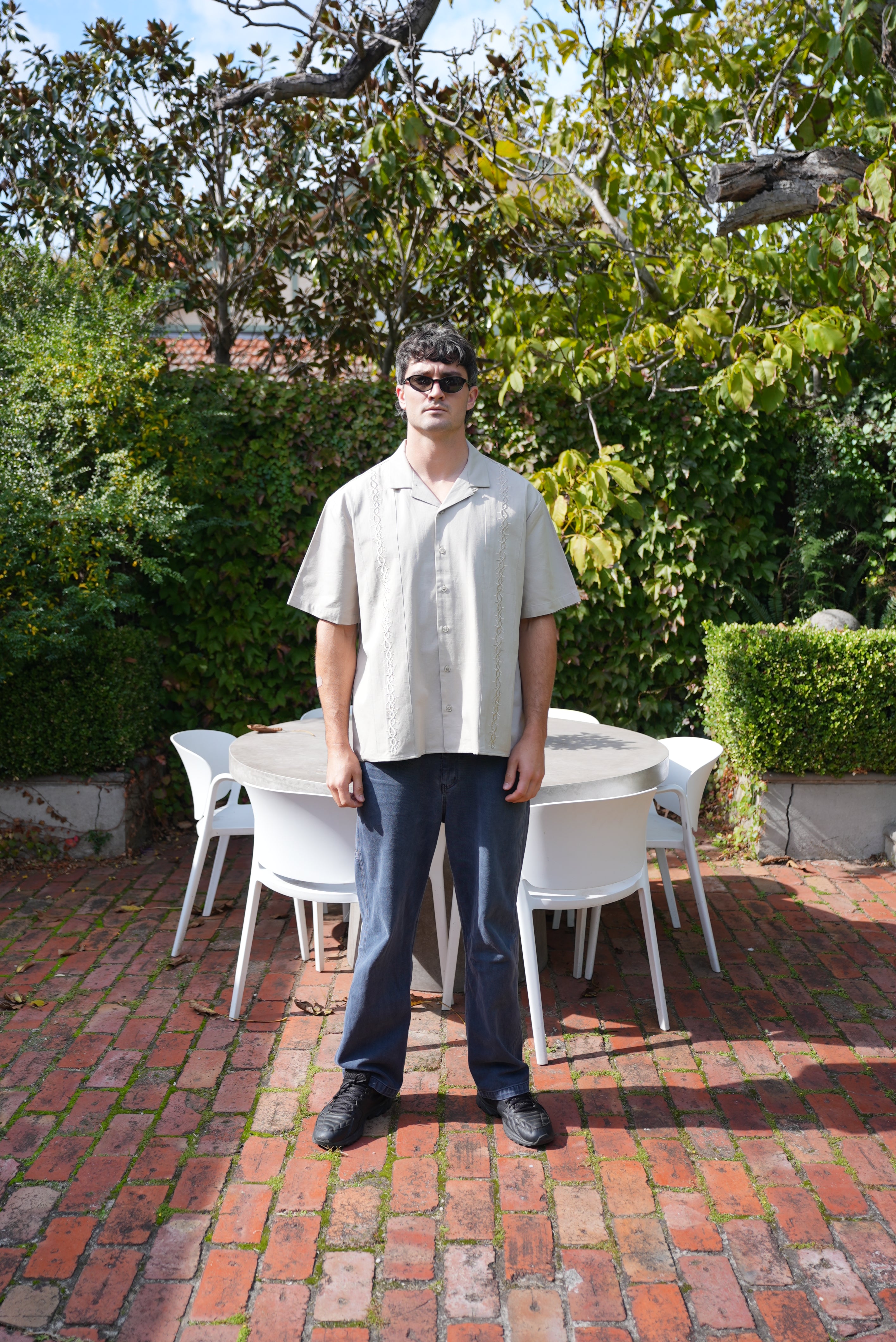 'MELBOURNE' DINNER SHIRT - BEIGE