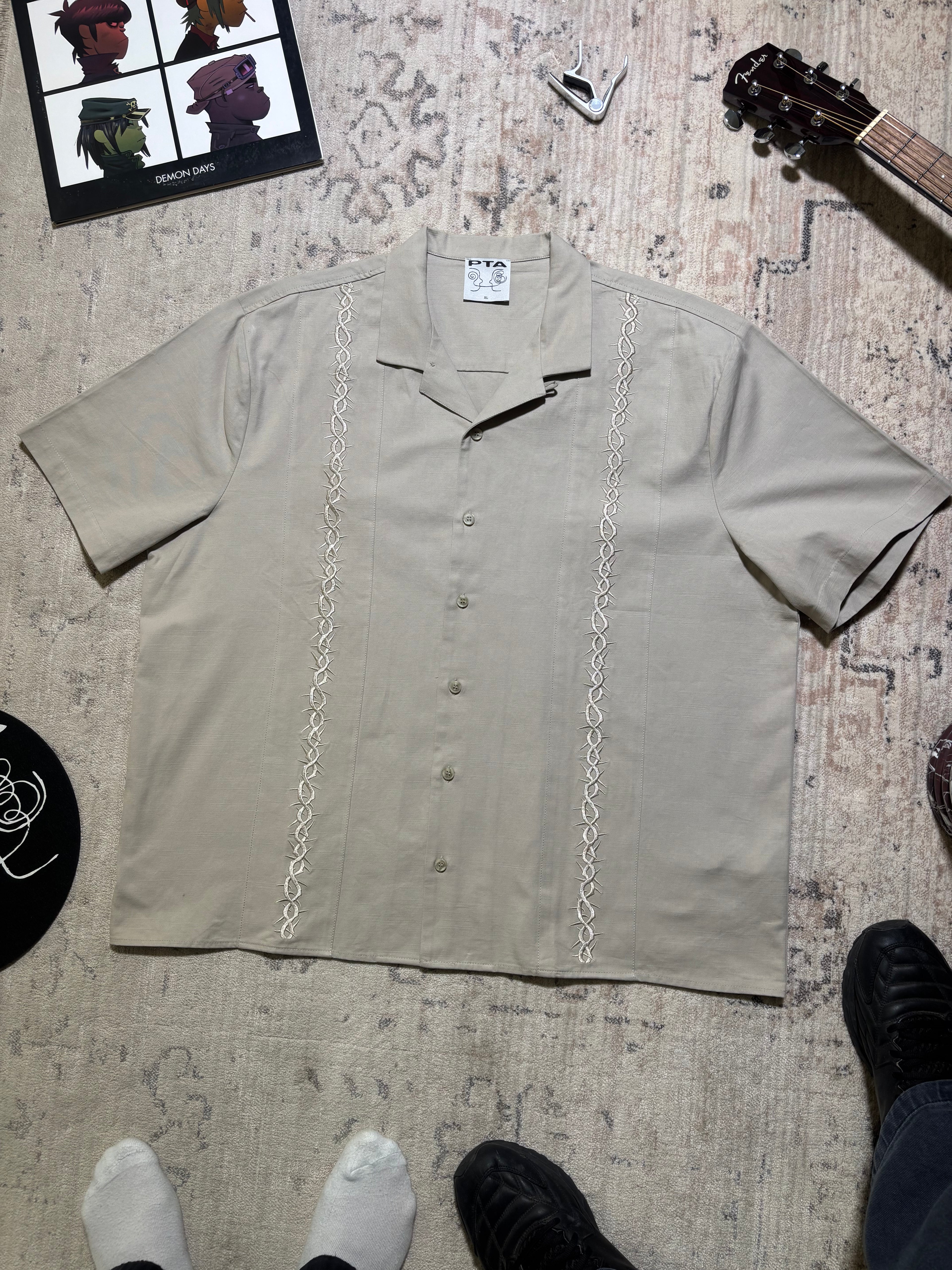 'MELBOURNE' DINNER SHIRT - BEIGE